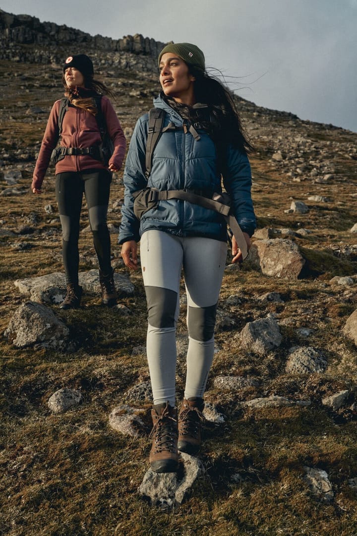 Fjällräven Women's Abisko Värm Trekking Tights Deep Patina-Iron Grey Fjällräven