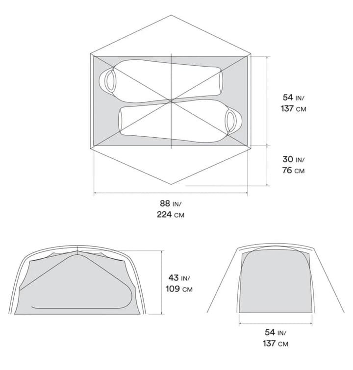 Mountain Hardwear Mineral King™ 2 Tent M's Grey Ice Mountain Hardwear