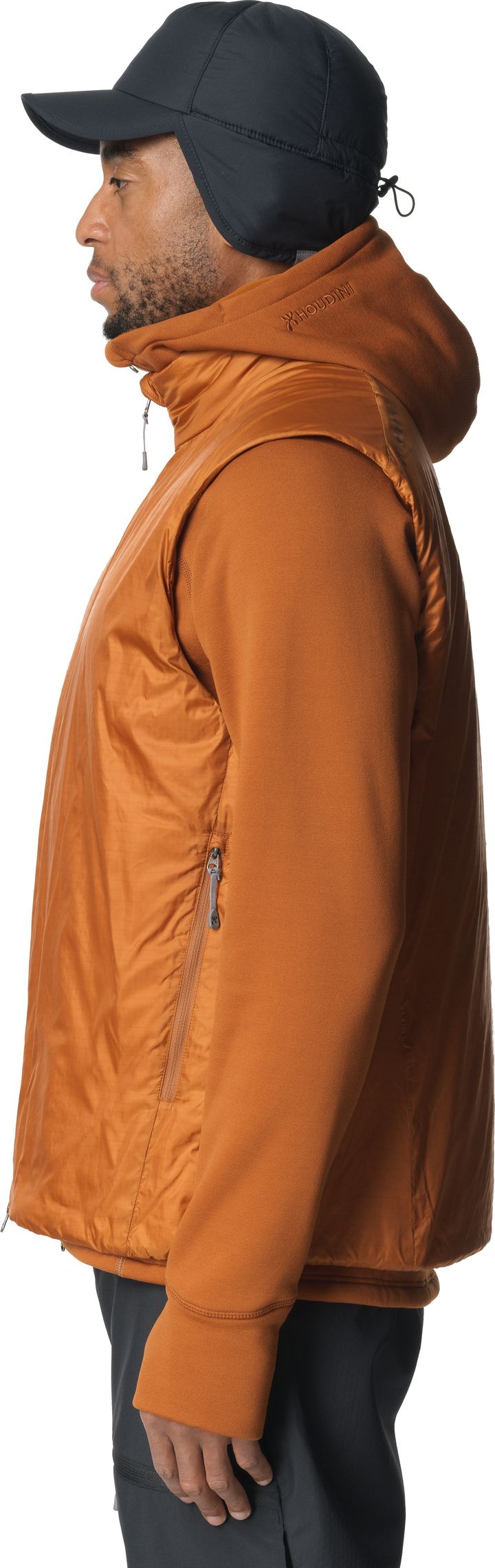 Houdini Men's Dunfri Vest Rust Brown Houdini