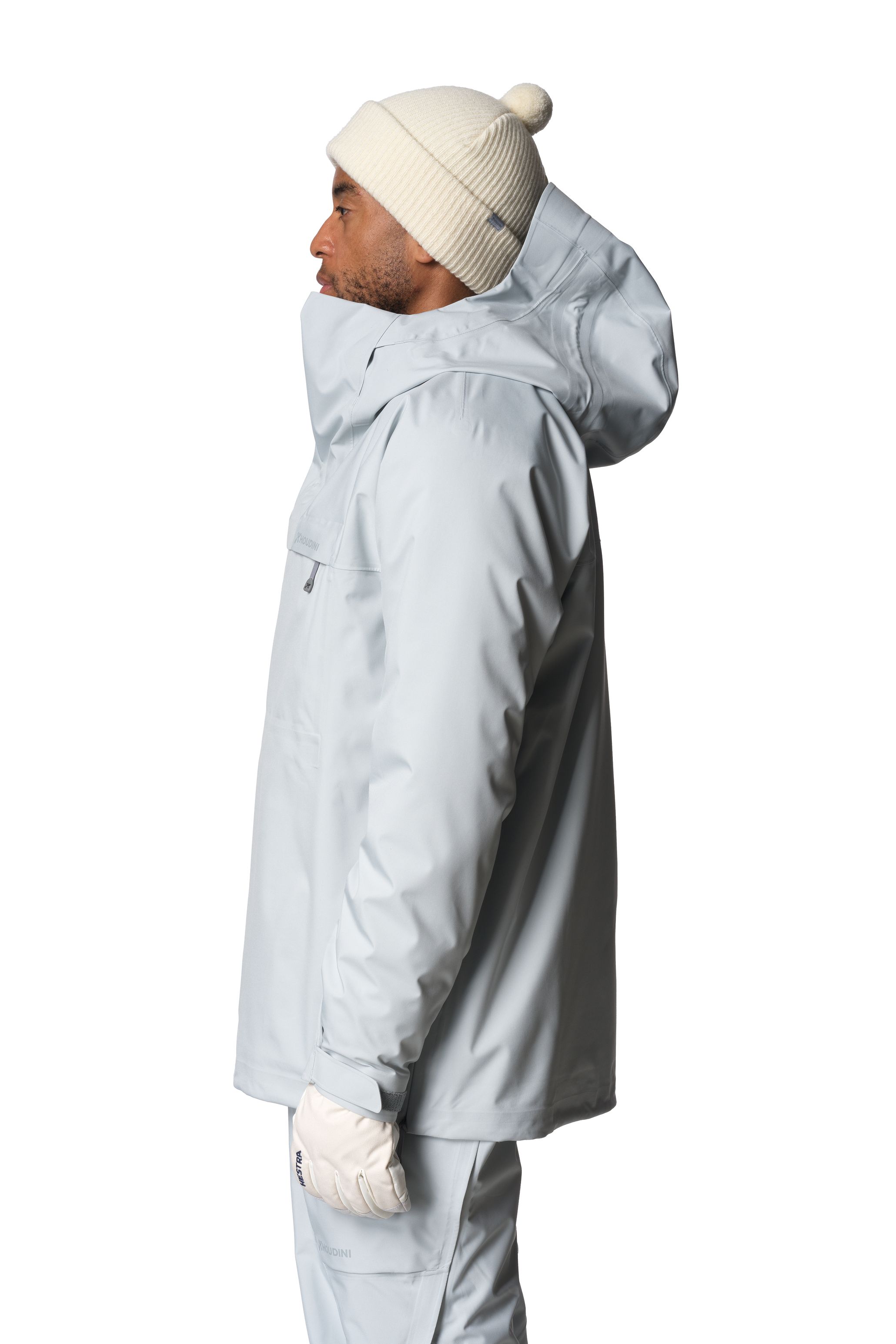 Houdini Men s Shelter Anorak Glacier Gray