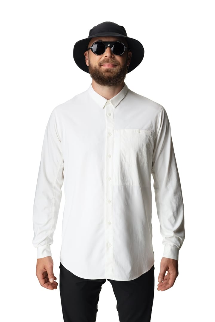 Houdini Men's Long Sleeve Shirt Powderday White Houdini Sportswear