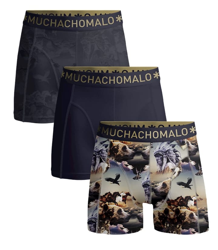 Muchachomalo BEAR 3PK BOXER PRINT/PRINT/SOLID Muchachomalo