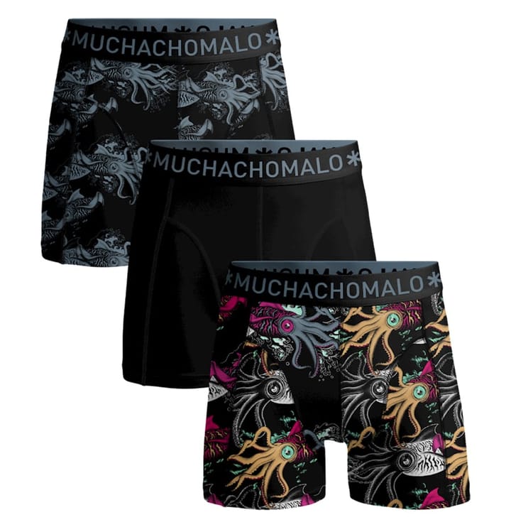Muchachomalo CALAMARI 3PK BOXER PRINT/PRINT/SOLID Muchachomalo