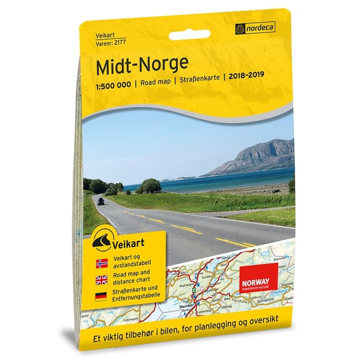 Nordeca Veikart Midt-Norge 1:500 000 Veikart 1:500 000 Ugland IT Nordeca Veikart Midt-Norge 1:500 000 Veikart 1:500 000 Ugland IT