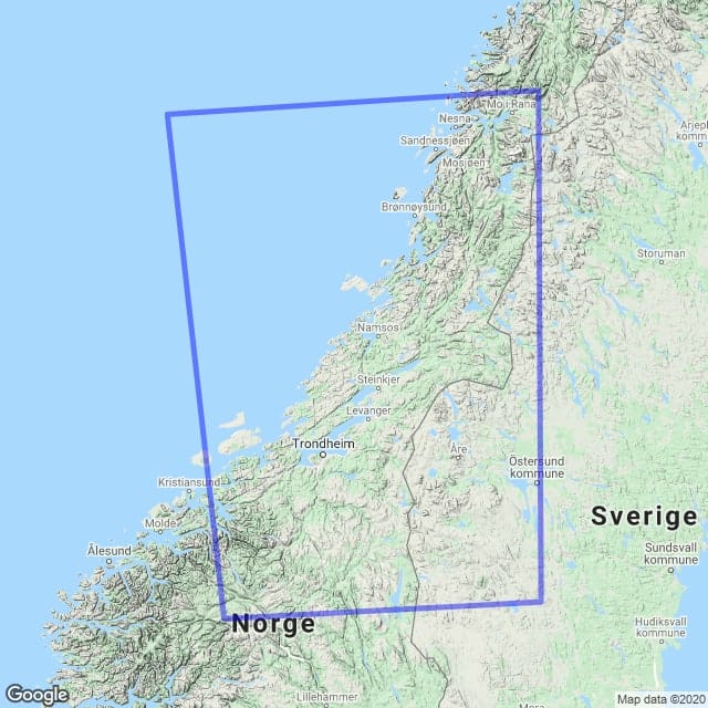 Nordeca Veikart Midt-Norge 1:500 000 Veikart 1:500 000 Ugland IT