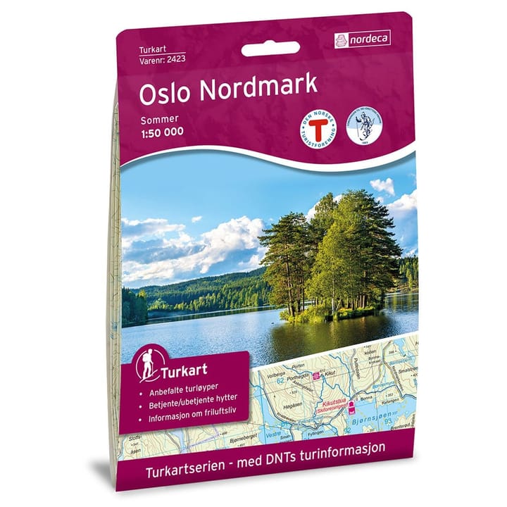 Nordeca Oslo Nordmark Sommer Dnt Turkart I Plast Turkart 1:50 000 Ugland IT