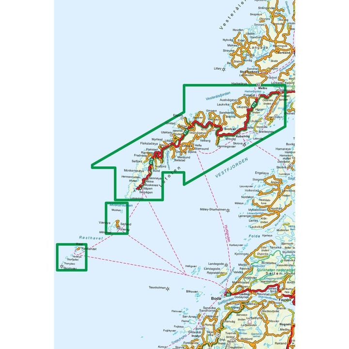 Nordeca Lofoten 1:100 000 Turkart 1:100 000 Ugland IT