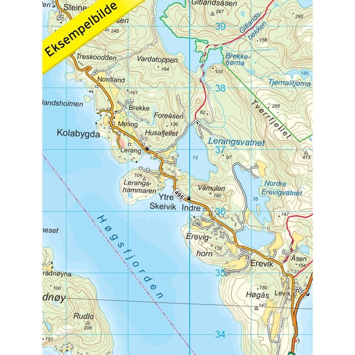 Nordeca Lysefjorden 1:50 000 Topo 3000 1:50 000 Ugland IT