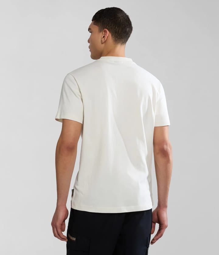 Napapijri Men's Iaato Short Sleeve T-Shirt White Whisper Napapijri