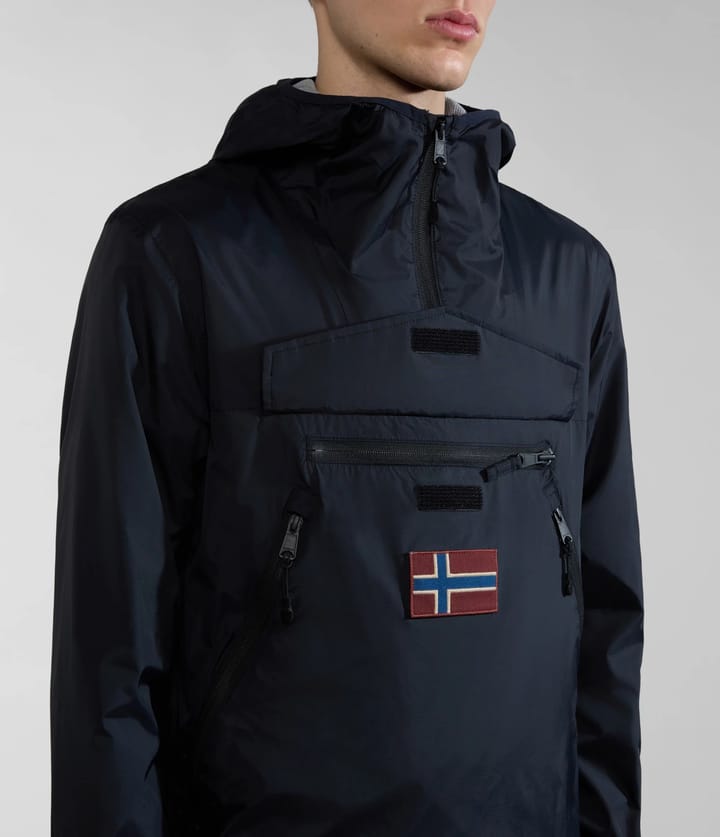 Napapijri Unisex Rainforest Ripstop Anorak Jacket Black Napapijri