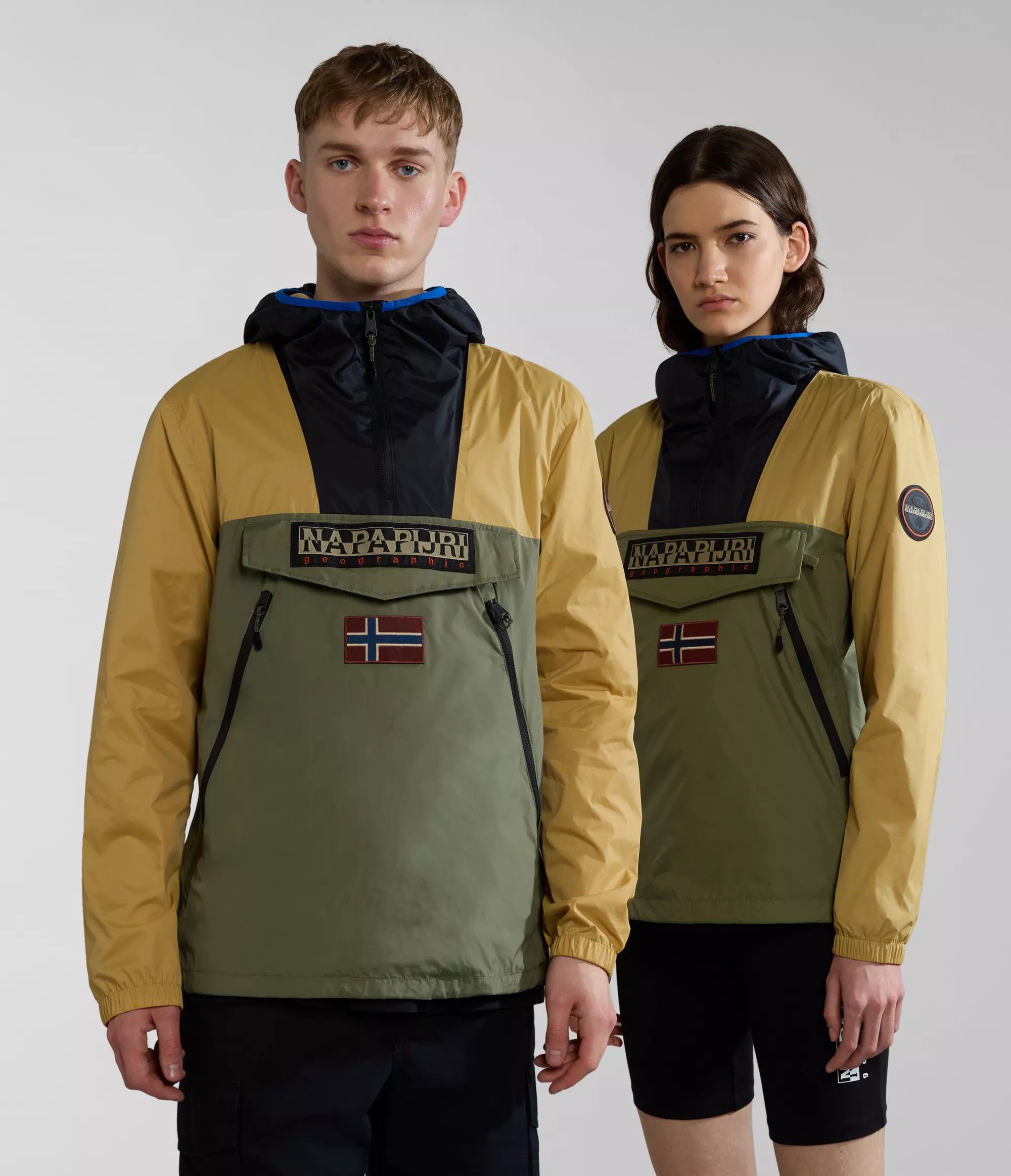NAPAPIJRI マウンテンパーカー M 緑 Napapijri Mens Pullover Rainforest Winter 2 Jacket Green