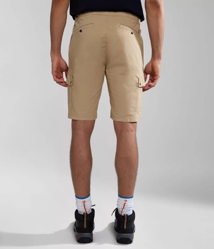 Napapijri Men's Dease Bermuda Shorts Beige Cornstalk Napapijri Napapijri Men's Dease Bermuda Shorts Beige Cornstalk Napapijri