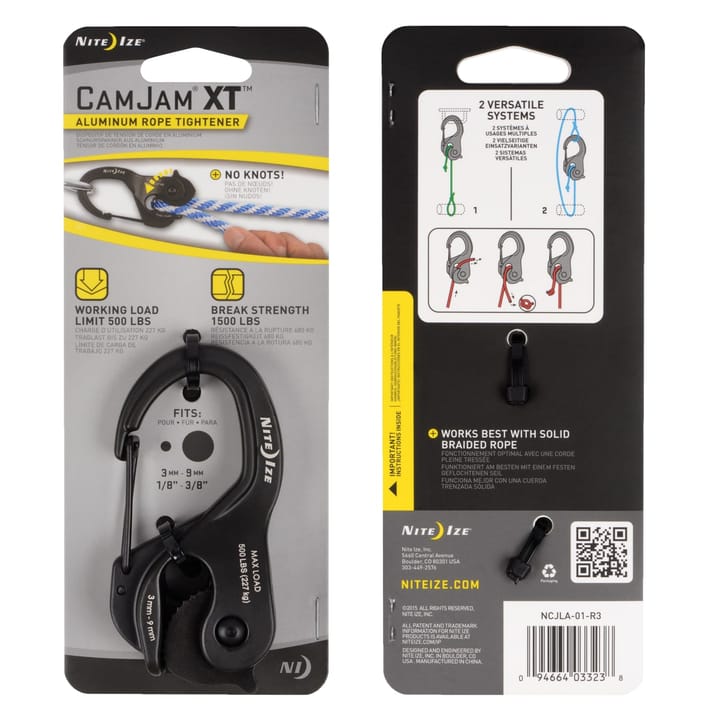 Nite Ize CamJam® XT™ Aluminum Rope Tightener Nite Ize Nite Ize CamJam® XT™ Aluminum Rope Tightener Nite Ize