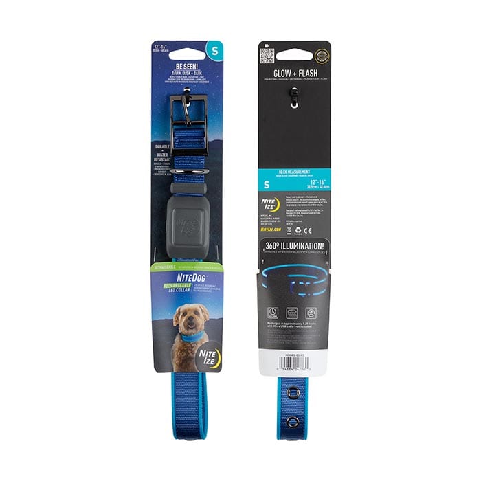 Nite Ize Nitedog™ Rechargeable LED Collar Blue LED Nite Ize