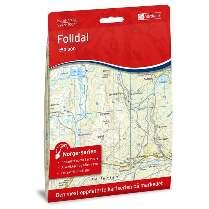 Nordeca Folldal Norge-Serien 1:50 000 Turkart Ugland IT