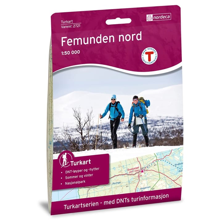 Nordeca Femunden Nord 1:50 000 Turkart Ugland IT