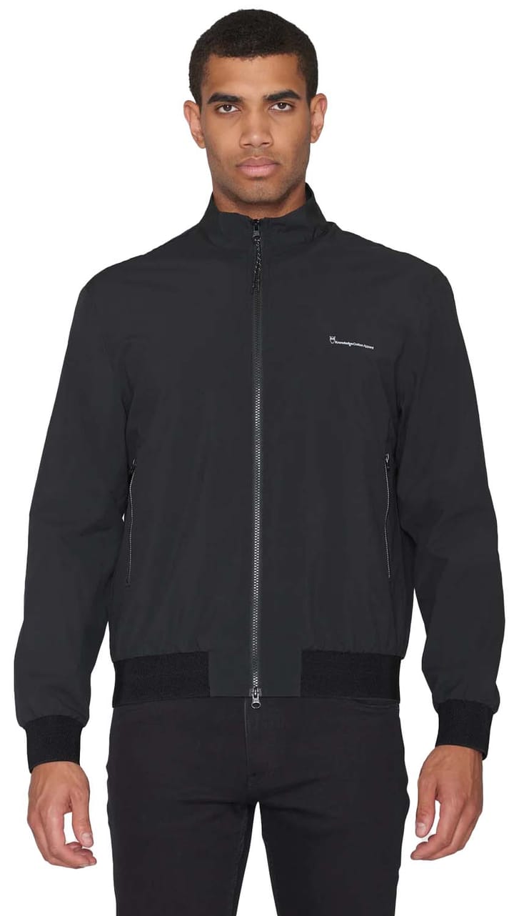 Light black bomber jacket top