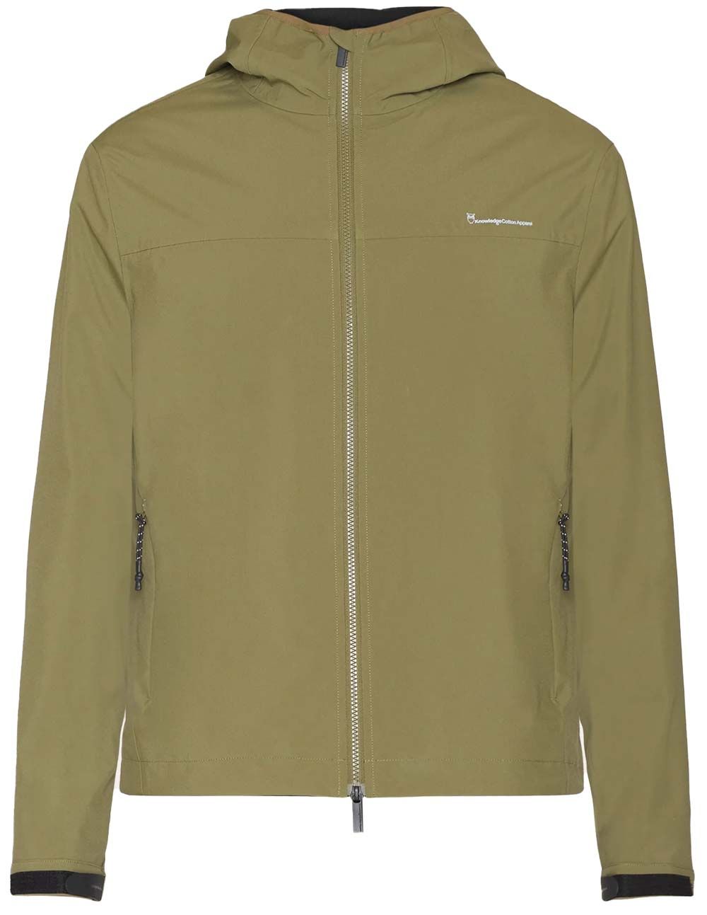 Knowledge Cotton Apparel Nordenvind™ Light Shell Jacket Burned Olive