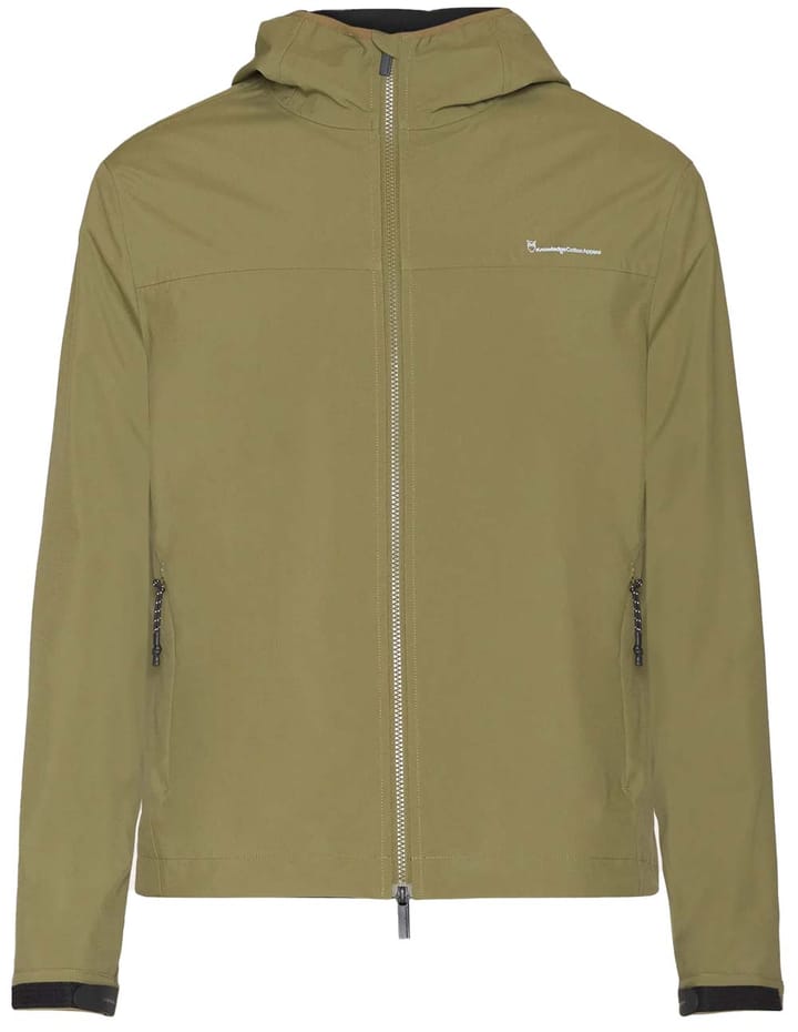 Knowledge Cotton Apparel Men's Nordenvind Light Shell Jacket Burned Olive Knowledge Cotton Apparel