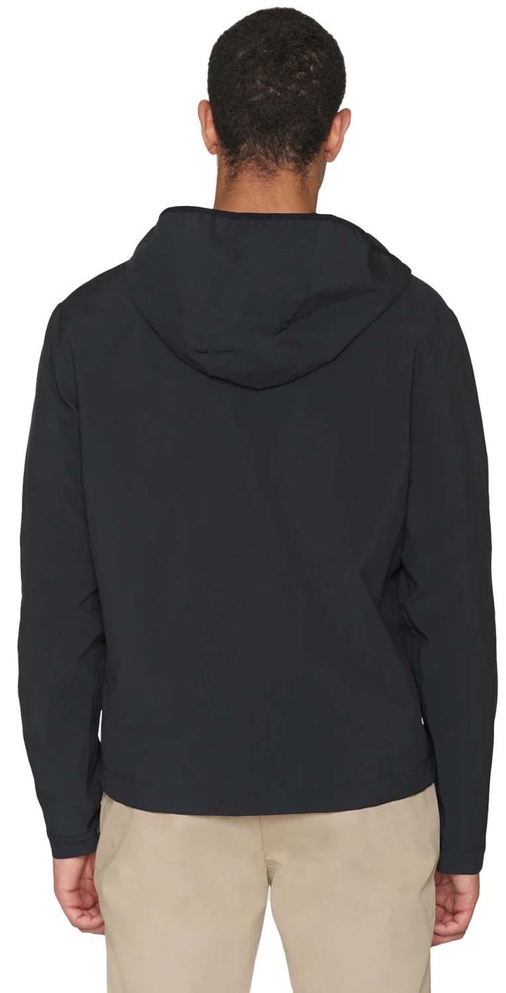 Knowledge Cotton Apparel Men's Nordenvind Light Shell Jacket Black Jet Knowledge Cotton Apparel