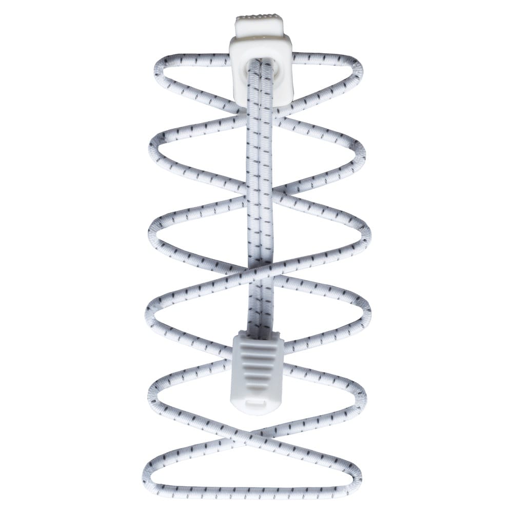 Nathan Reflective Run Laces White