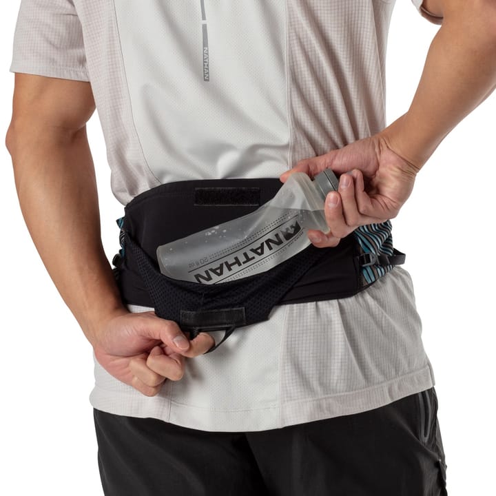 Nathan Pinnacle Series Waistpack Black/Blue Me Away Nathan