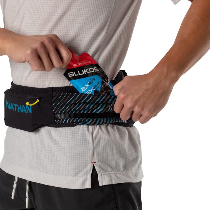 Nathan Pinnacle Series Waistpack Black/Blue Me Away Nathan