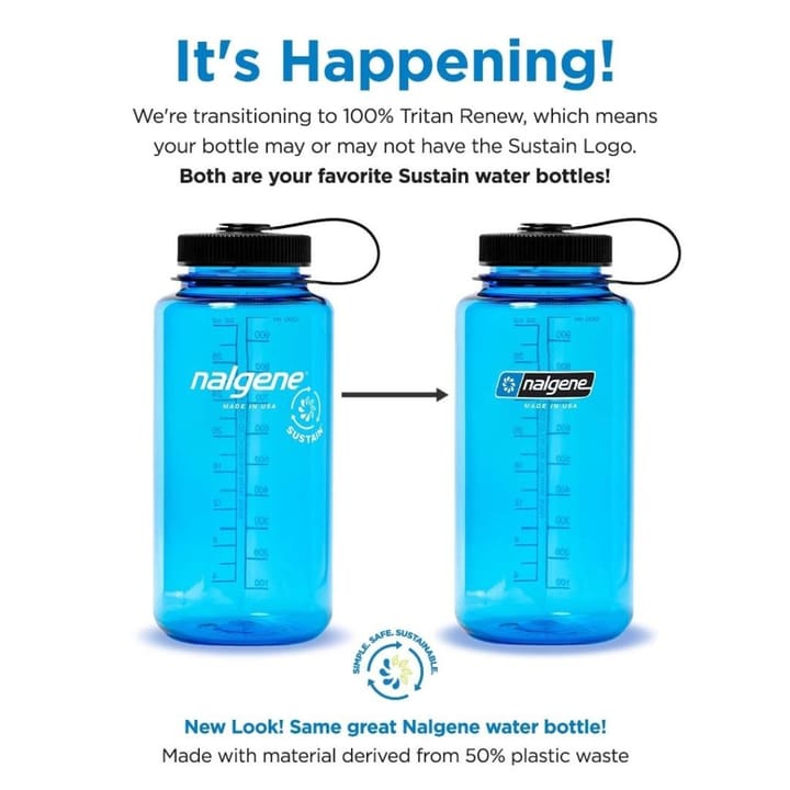 Nalgene Wide Mouth Sustain Slate Blue 1L Nalgene