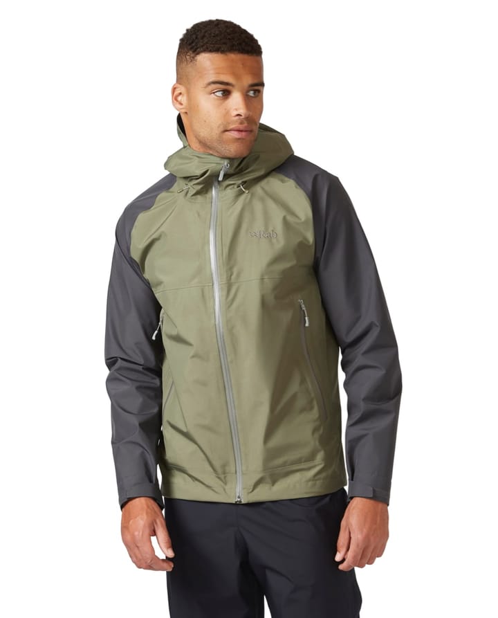 Rab Namche Paclite Jacket Graphene/Light Khaki Rab