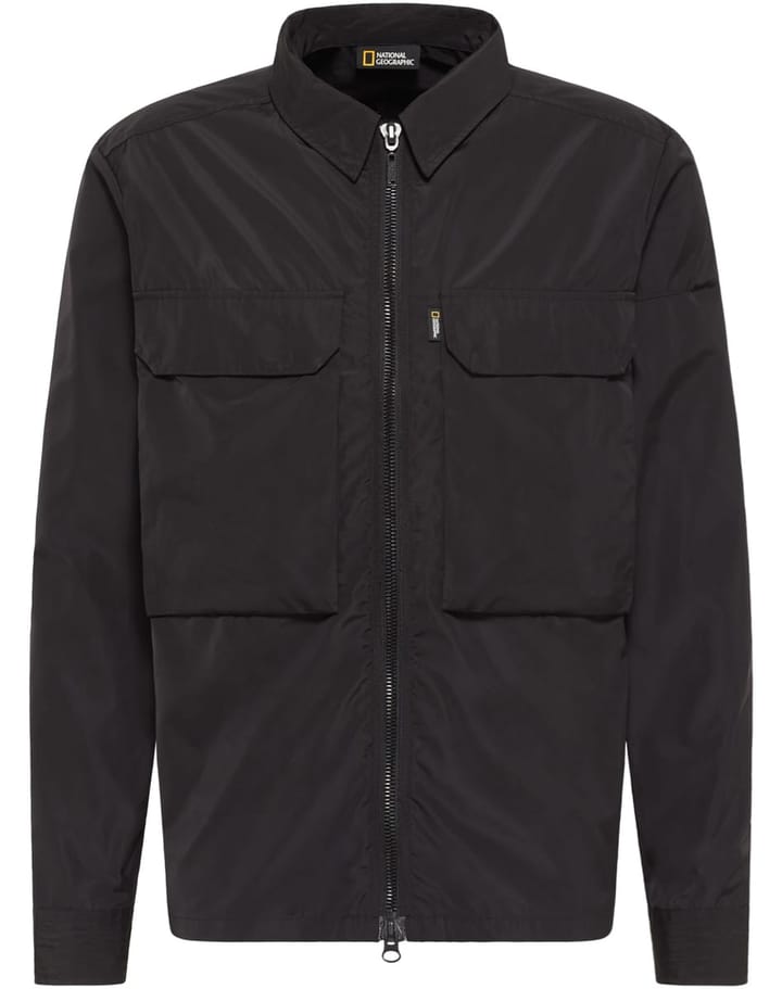 National Geographic City Adventurer Zipped Overshirt Black National Geographic