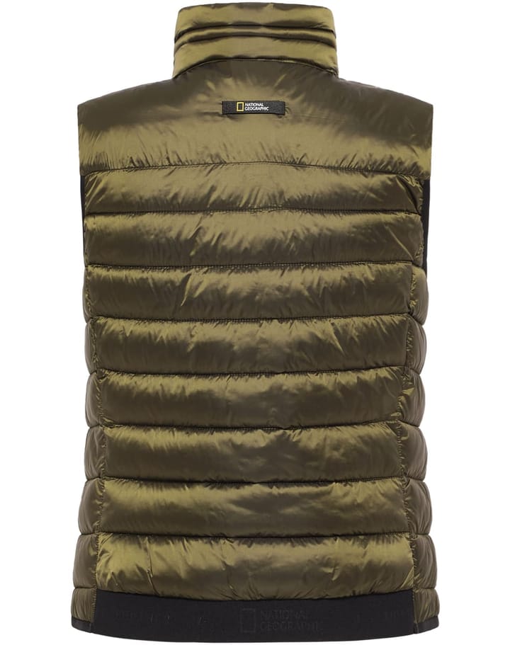 National Geographic No Goose Zipped Vest With Filler moss National Geographic