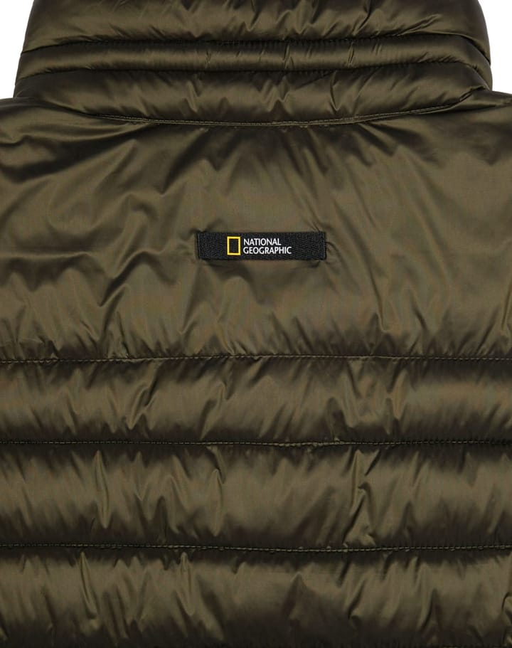 National Geographic No Goose Zipped Vest With Filler moss National Geographic