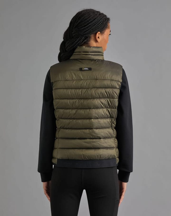 National Geographic No Goose Zipped Vest With Filler Moss National Geographic National Geographic No Goose Zipped Vest With Filler Moss National Geographic