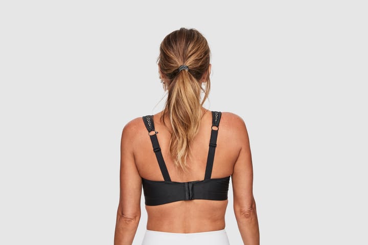 Swegmark Net Impact Force Sport Bra Moulded Cups Black/beige Swegmark