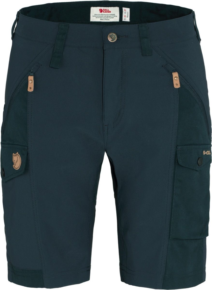 Fjällräven Women's Nikka Shorts Curved Dark Navy