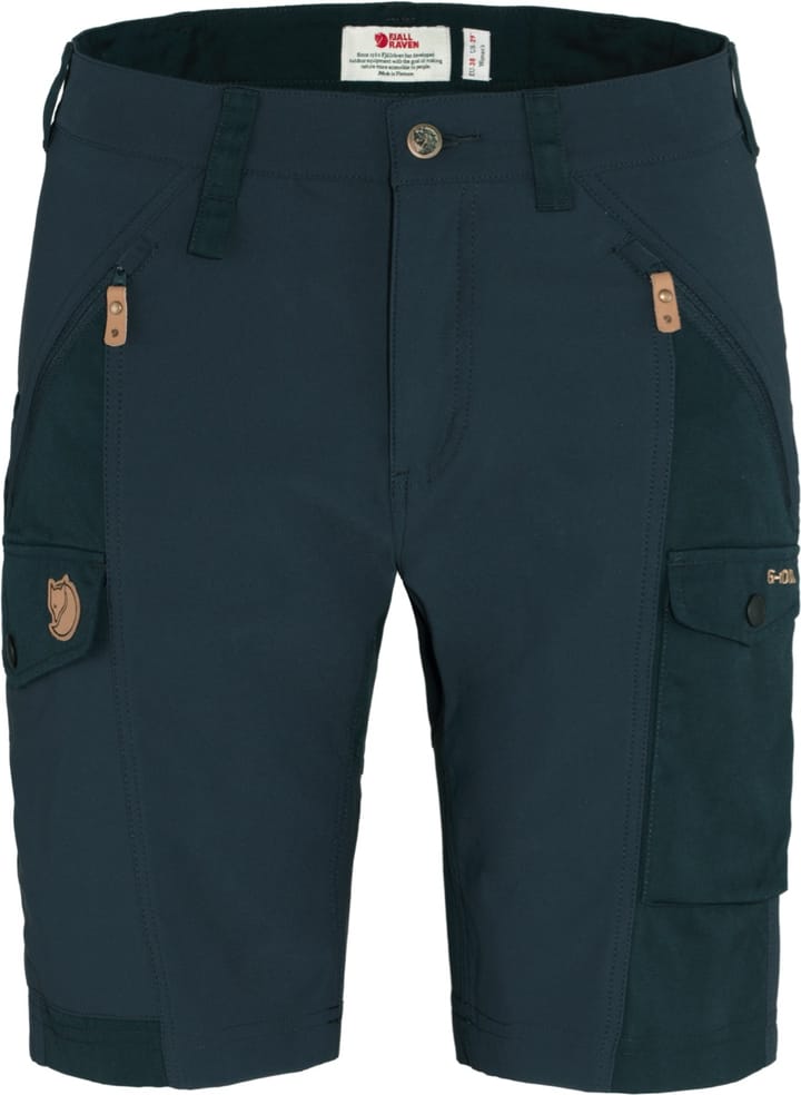 Fjällräven Women's Nikka Shorts Curved Dark Navy Fjällräven