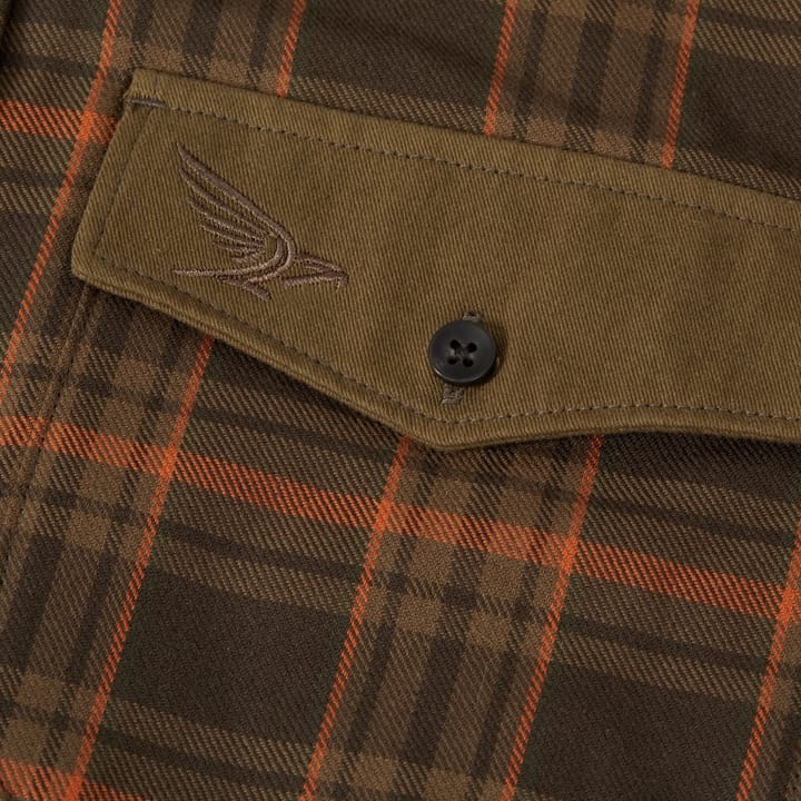 Nordic Hawk Johannishus LS Flannel Shirt Men Raven Nordic Hawk Nordic Hawk Johannishus LS Flannel Shirt Men Raven Nordic Hawk