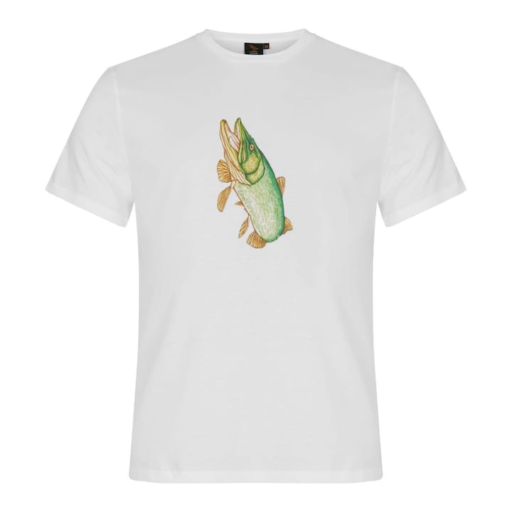 Nordic Hawk Pike Tee Unisex White Nordic Hawk