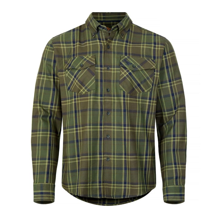 Nordic Hawk Vartorp LS Flannel Shirt Men Deep Depths Nordic Hawk Nordic Hawk Vartorp LS Flannel Shirt Men Deep Depths Nordic Hawk