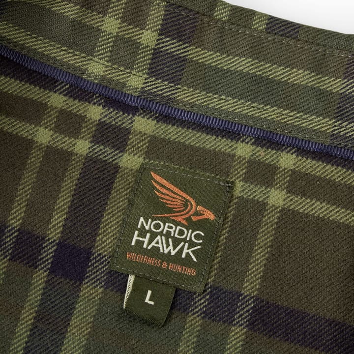Nordic Hawk Vartorp LS Flannel Shirt Men Deep Depths Nordic Hawk Nordic Hawk Vartorp LS Flannel Shirt Men Deep Depths Nordic Hawk