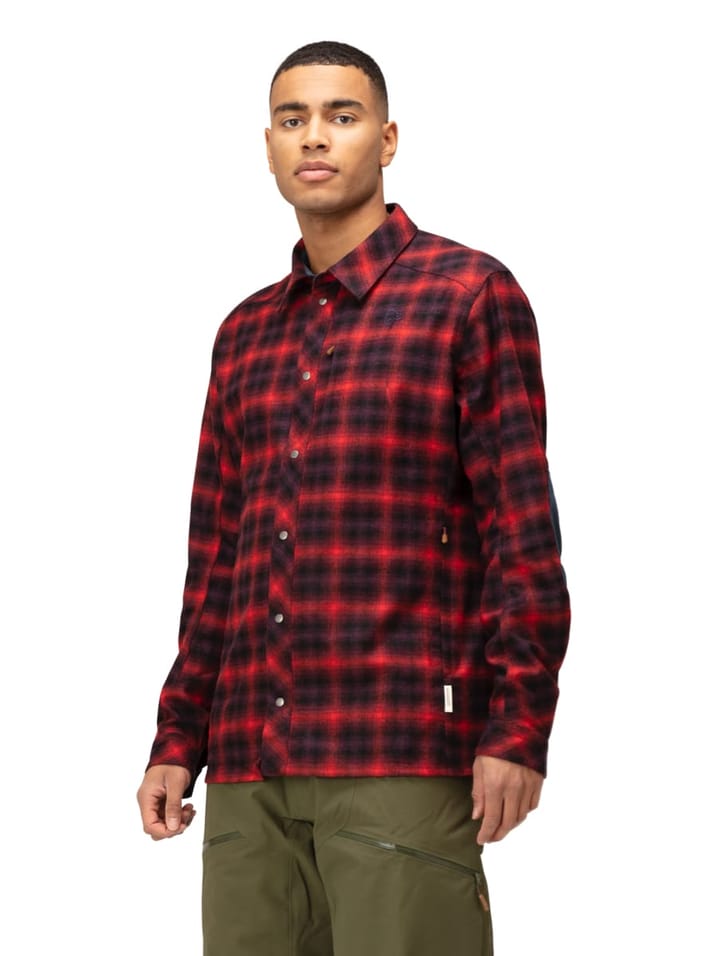 Norrøna Tamok Wool Shirt M'S Tawny Port Norrøna