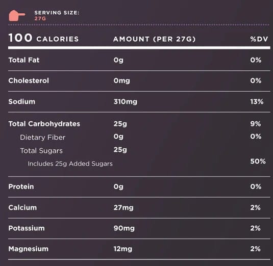 Tailwind Nutrition Endurance Fuel Mandarin Large