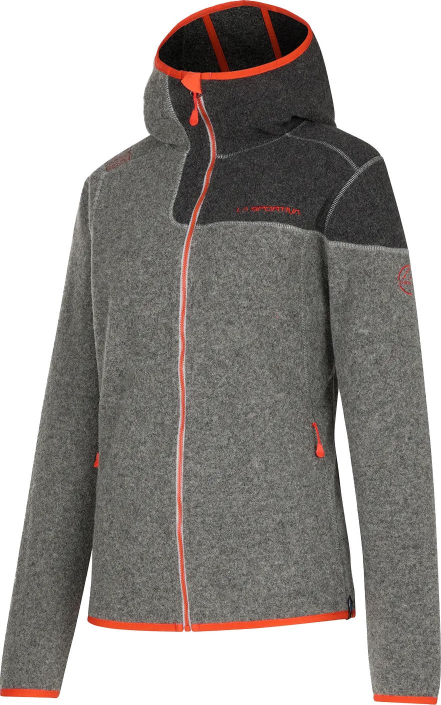 La Sportiva Women's Iride Hoody Cloud/cherry Tomato