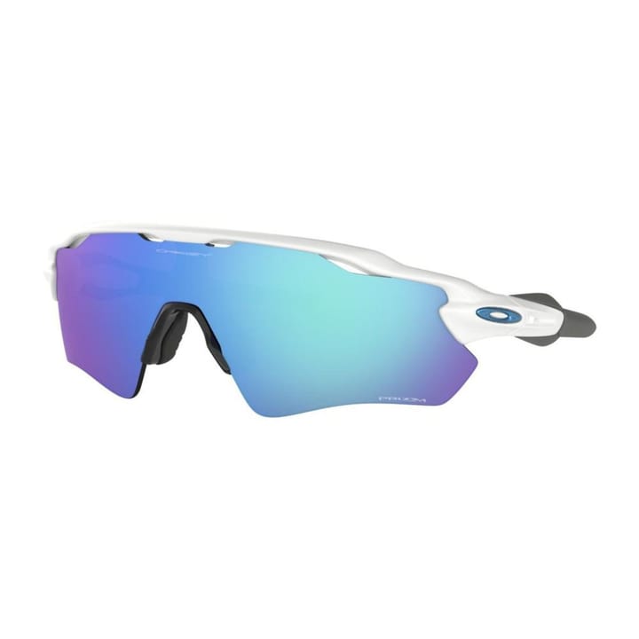 Oakley Radar EV Path Polished White-Grey Sock w/ Prizm Sapphire Oakley