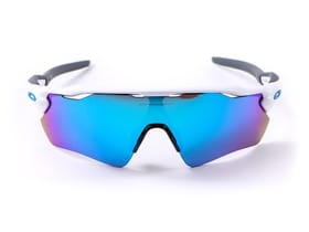 Oakley Radar EV Path Polished White-Grey Sock w/ Prizm Sapphire Oakley