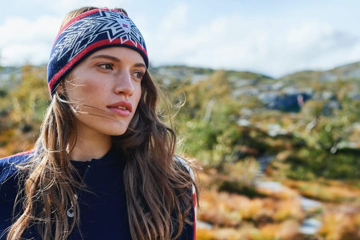 Dale of Norway Ol Spirit Headband Navy Off/White Raspberry Dale of Norway