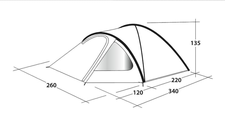 Outwell Cloud 4 Blue Outwell