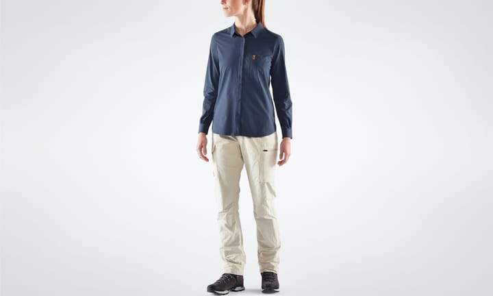 Fjällräven Övik Lite Shirt LS Women's Navy Fjällräven Fjällräven Övik Lite Shirt LS Women's Navy Fjällräven