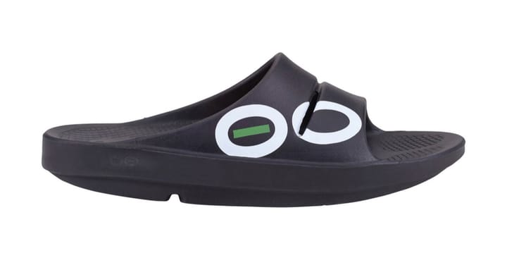 OOFOS Ooahh Restitutionssandal Sport Unisex Black OOFOS