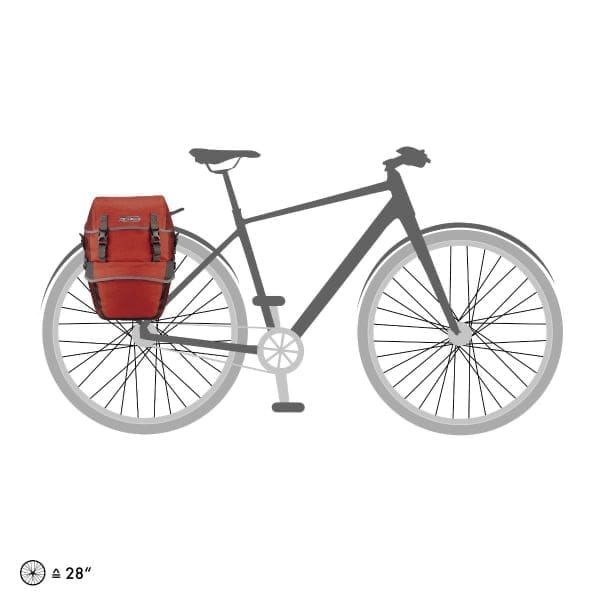 Ortlieb Bike-Packer Plus 42 L Salsa - Dark Chili Ortlieb